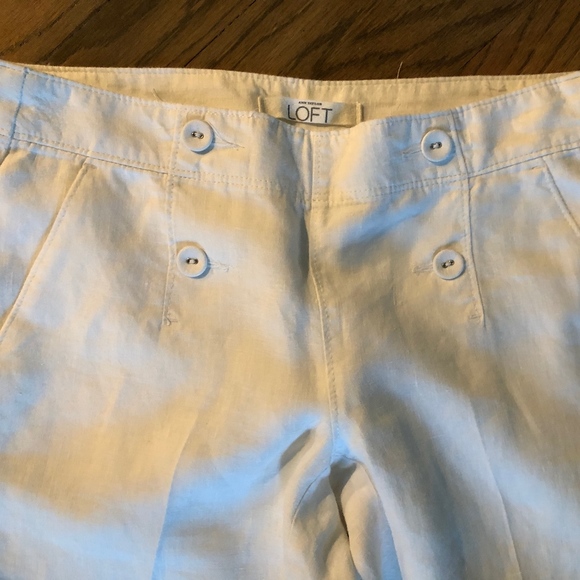 LOFT SIZE 6 WHITE DRESS PANTS - Picture 3 of 7